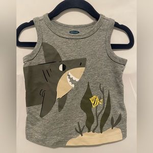 Old Navy Boys Shark Tank Top 3-6M